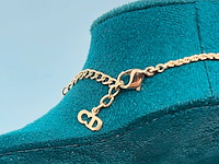 Christian dior goldplated pendant collier - afbeelding 5 van  5