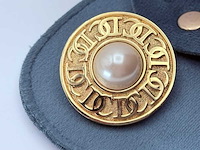 Christian dior goldplated pendant met parel - afbeelding 1 van  5