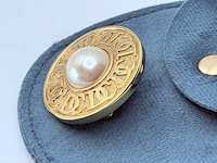Christian dior goldplated pendant met parel - afbeelding 3 van  5