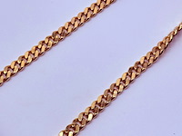 Christian dior goldplated schakelcollier met strass - afbeelding 4 van  8