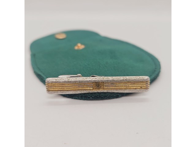 Christian dior goldplated tie clip - two tone - afbeelding 2 van  6