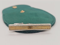 Christian dior goldplated tie clip - two tone - afbeelding 2 van  6