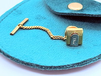 Christian dior goldplated tie-pin/stropdashouder - afbeelding 2 van  5