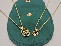 Christian dior his & hers goldplated collier set