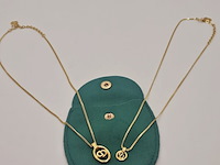 Christian dior his & hers goldplated collier set - afbeelding 2 van  8