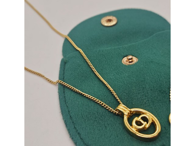 Christian dior his & hers goldplated collier set - afbeelding 4 van  8