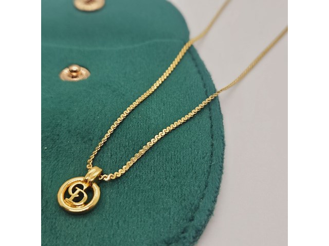 Christian dior his & hers goldplated collier set - afbeelding 5 van  8