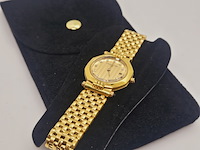 Christian dior horloge met goudkeurmerk en diamantjes - afbeelding 2 van  7