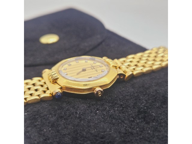 Christian dior horloge met goudkeurmerk en diamantjes - afbeelding 5 van  7