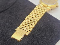 Christian dior horloge met goudkeurmerk en diamantjes - afbeelding 6 van  7