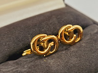 Christian dior monsieur goldplated manchetknopen - afbeelding 4 van  7