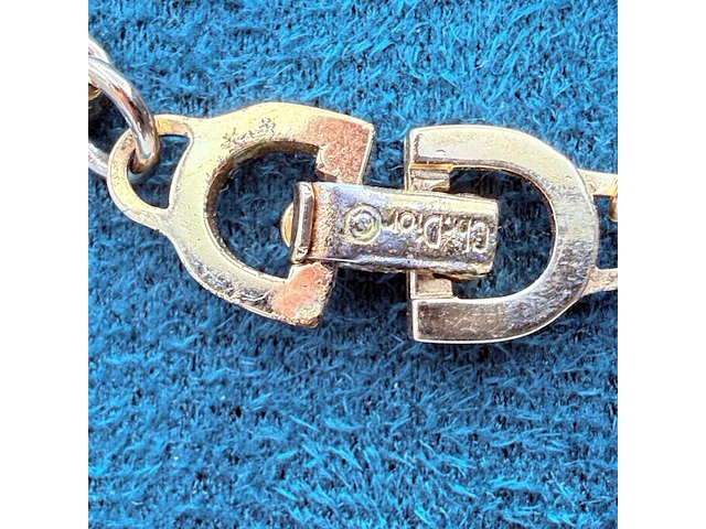 Christian dior vintage goldplated collier - afbeelding 6 van  6