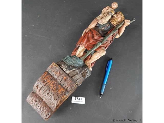 Christoffel met kind op de schouder - afbeelding 1 van  5