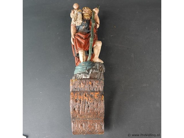 Christoffel met kind op de schouder - afbeelding 2 van  5