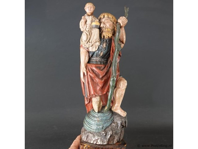 Christoffel met kind op de schouder - afbeelding 3 van  5