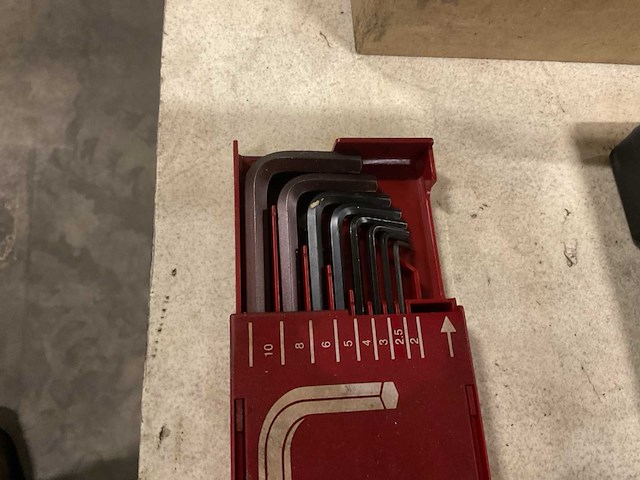 Chrom- vanadium 911lg bm8 imbussleutelset - afbeelding 3 van  3