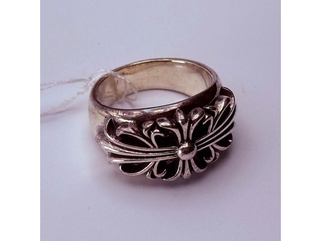Chrome hearts ''keeper'' sterling zilveren ring - afbeelding 1 van  8
