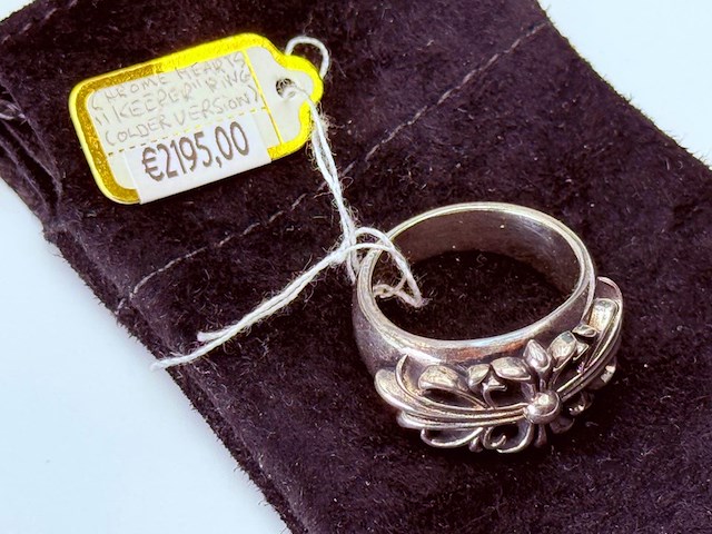 Chrome hearts ''keeper'' sterling zilveren ring - afbeelding 4 van  8