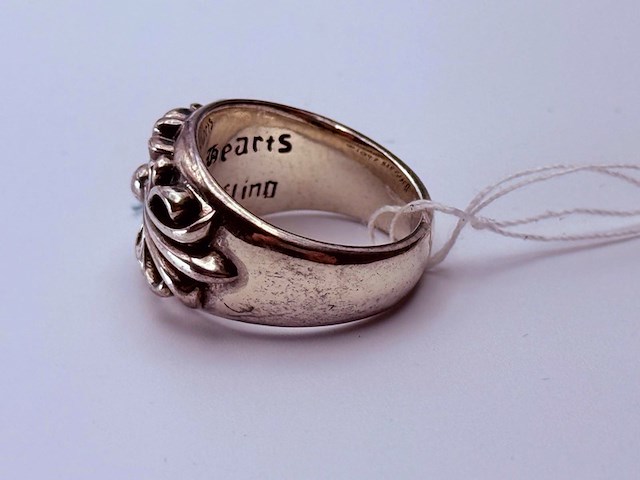 Chrome hearts ''keeper'' sterling zilveren ring - afbeelding 6 van  8