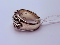 Chrome hearts ''keeper'' sterling zilveren ring - afbeelding 6 van  8