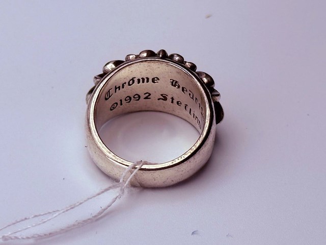 Chrome hearts ''keeper'' sterling zilveren ring - afbeelding 7 van  8