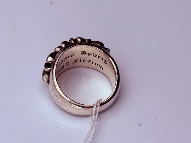 Chrome hearts ''keeper'' sterling zilveren ring - afbeelding 8 van  8