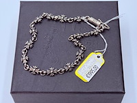 Chrome hearts ''tiny e'' sterling silver cross bracelet - afbeelding 2 van  10