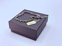 Chrome hearts ''tiny e'' sterling silver cross bracelet - afbeelding 4 van  10