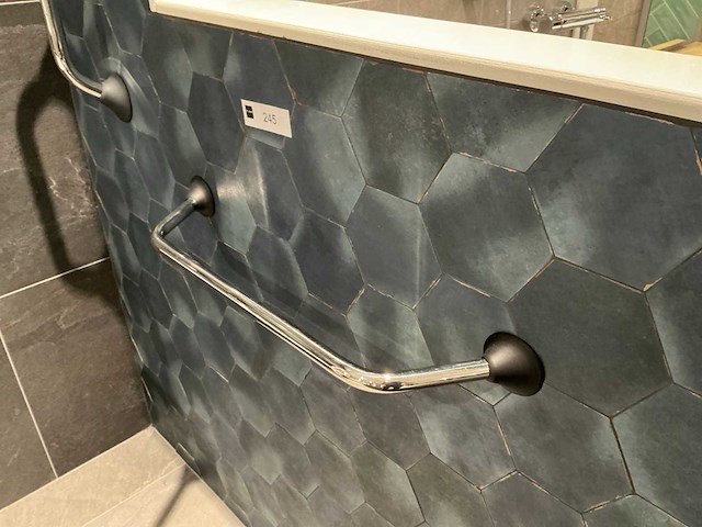 Chromen toiletsteun (2x) - afbeelding 3 van  3