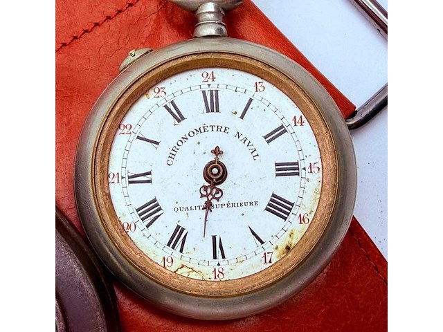 Chronomètre naval zakhorloge met primus houder - afbeelding 1 van  7