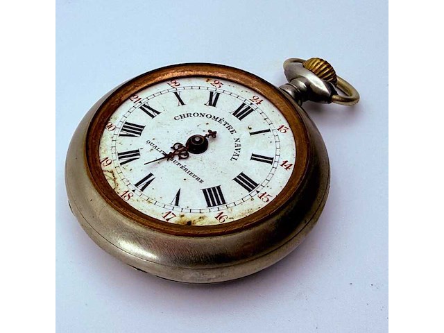 Chronomètre naval zakhorloge met primus houder - afbeelding 5 van  7
