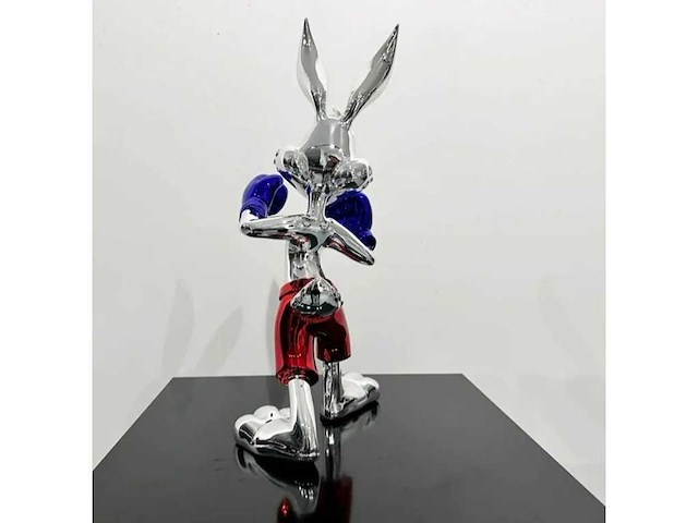 Chroom & hars sculpture ‘le mans’ - afbeelding 2 van  4