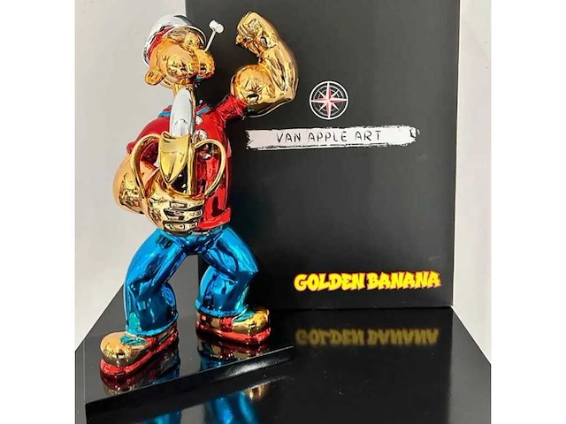 Chroom & hars van apple ‘popeye banana’ - afbeelding 3 van  5