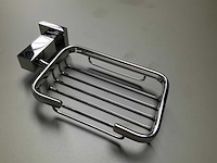 Chroom zeephouder mandje - afbeelding 1 van  3