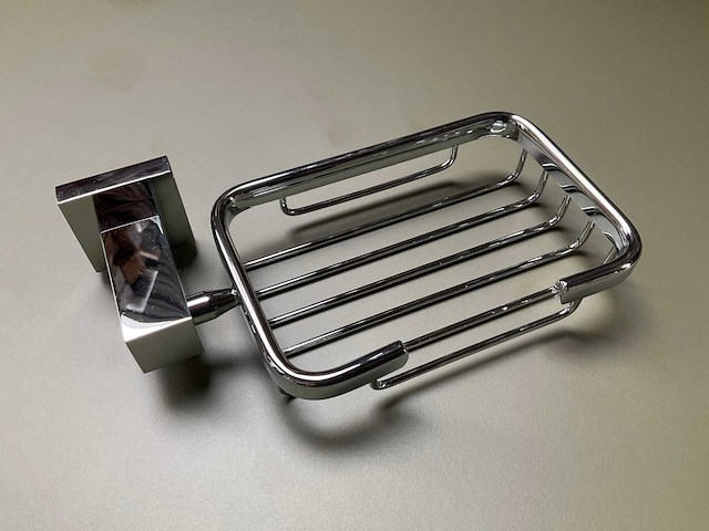 Chroom zeephouder mandje - afbeelding 3 van  3