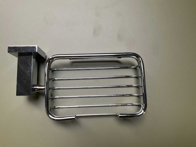 Chroom zeephouder mandje - afbeelding 2 van  3