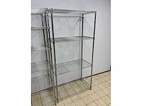 Chroomstalen stellingen (2x) - afbeelding 4 van  5