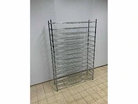 Chroomstalen wijnrek - afbeelding 2 van  5