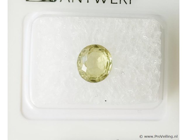 Chrysoberyl 1.27ct gra certified - afbeelding 1 van  4