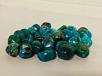 Chrysocolla trommelstenen - afbeelding 2 van  4