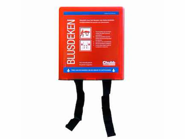 Chubb - blusdeken - 1,1x1,1 mtr - overige brand- en inbraakbeveiliging - afbeelding 1 van  4