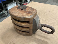 Chugoku kogyo co ltd vintage marine katrolblok - afbeelding 1 van  6