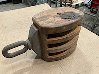 Chugoku kogyo co ltd vintage marine katrolblok - afbeelding 3 van  6