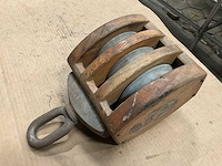 Chugoku kogyo co ltd vintage marine katrolblok - afbeelding 5 van  6