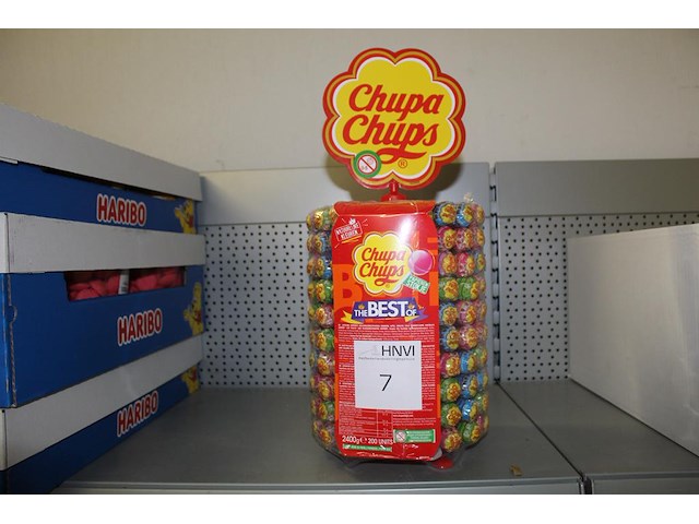 Chupa chupps lolly toren met 200 lollys. - afbeelding 1 van  2