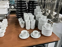 Churchill koffiekoppen met schotel (42x) - afbeelding 1 van  5