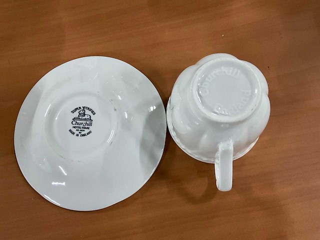 Churchill koffiekoppen met schotel (42x) - afbeelding 5 van  5