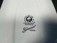 Churchill stonecast chefs oblong bord serviesset 60-delig - afbeelding 3 van  11