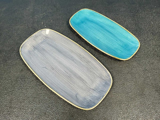 Churchill stonecast chefs oblong bord serviesset 60-delig - afbeelding 5 van  11