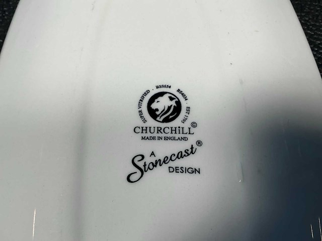 Churchill stonecast chefs oblong bord serviesset 60-delig - afbeelding 3 van  11